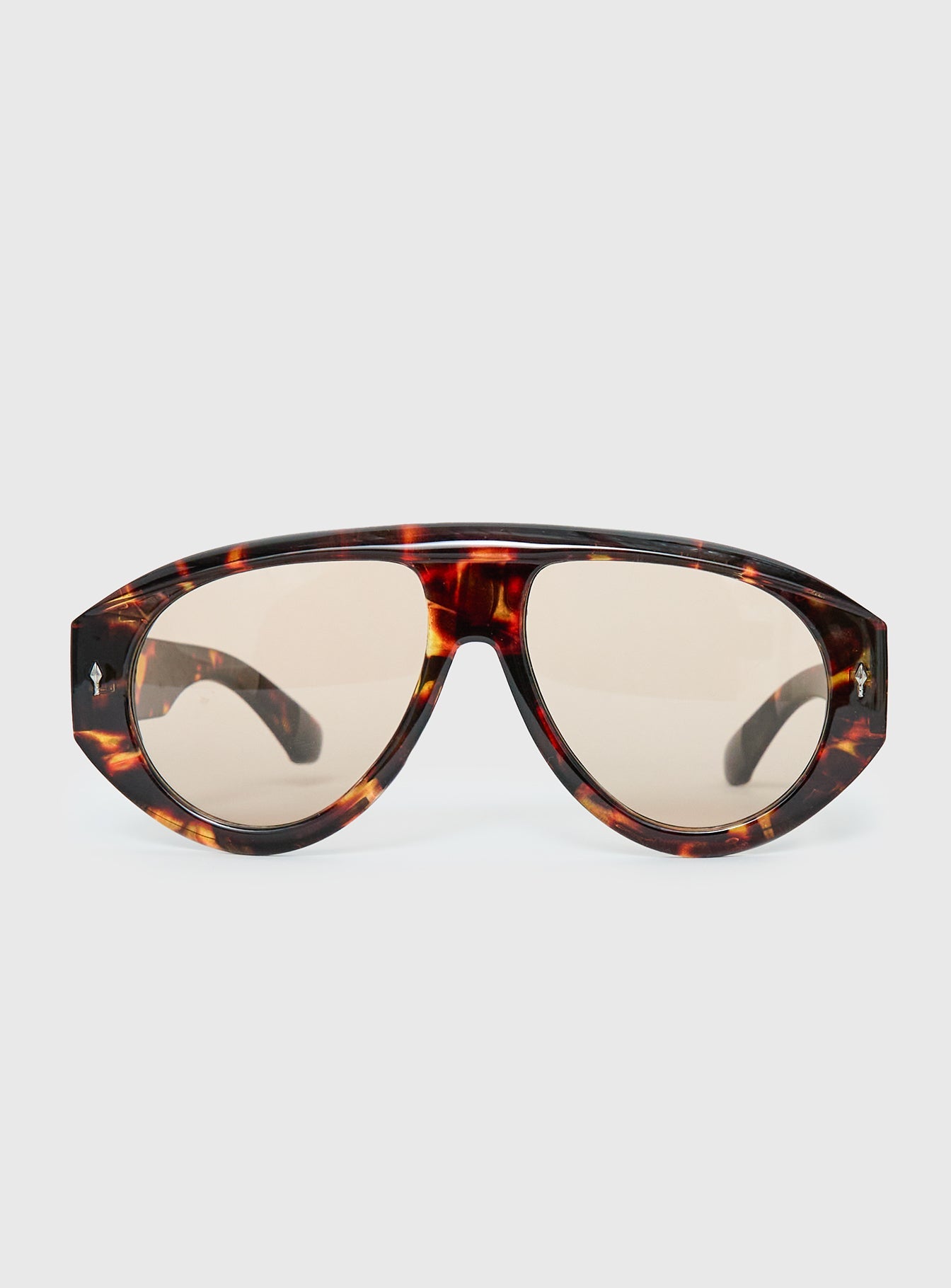Marais Oversized Aviator Sunglasses Brown