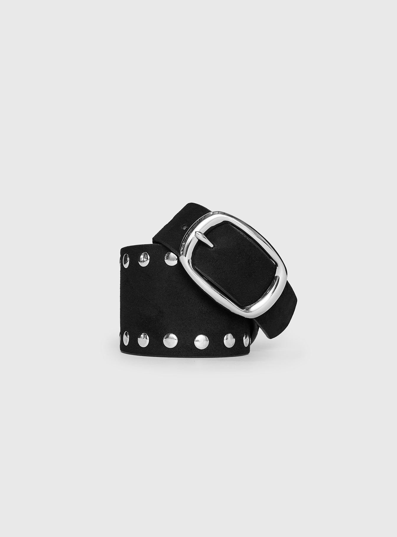 Spheres Stud Belt Black