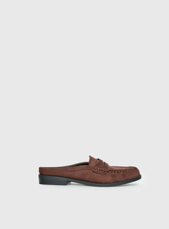 Therapy Atticus Faux Suede Slip On Loafer Brown