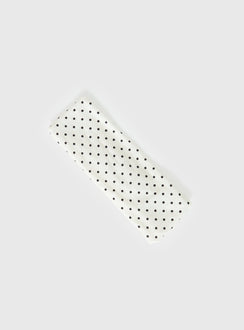The Juney Headband Cream Polka