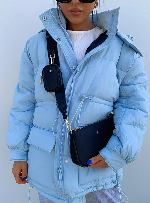 Peta & Jain Pheonix Black Nylon Bag