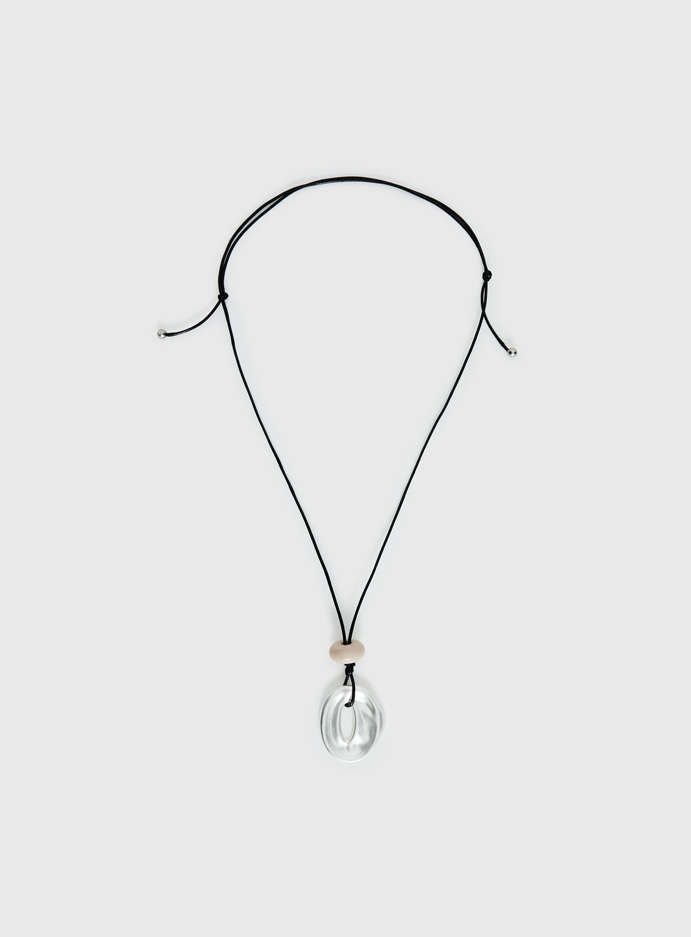 Notting Hill Long Necklace Silver