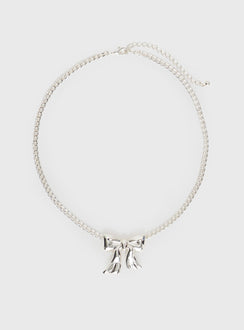 Quarts Necklace Silver