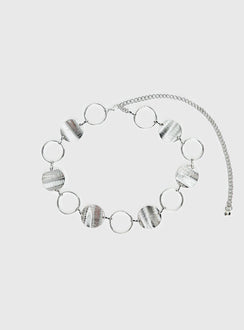 Dawna Circle Belt Silver