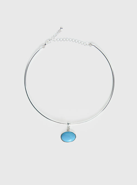 Vanita Necklace Silver / Turquoise