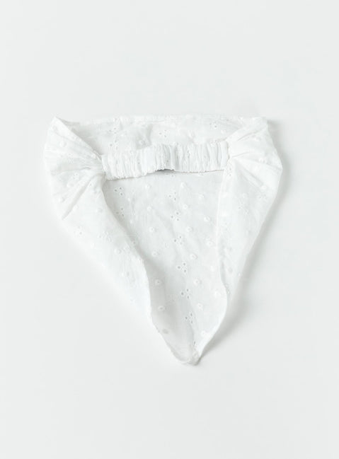 Headband Scarf design Elasticated band  Anglais material