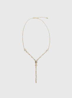 Arica Y Necklace Gold