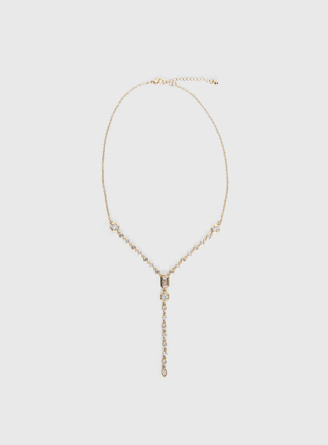 Arica Y Necklace Gold