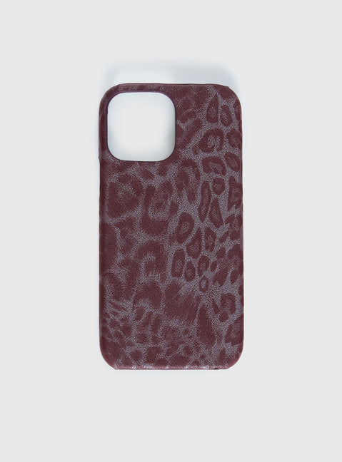 Hollaback iPhone Case Leopard