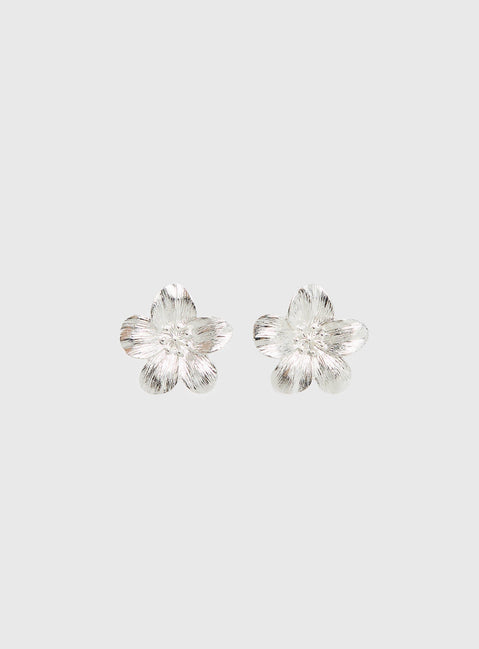 Posie Earrings Silver