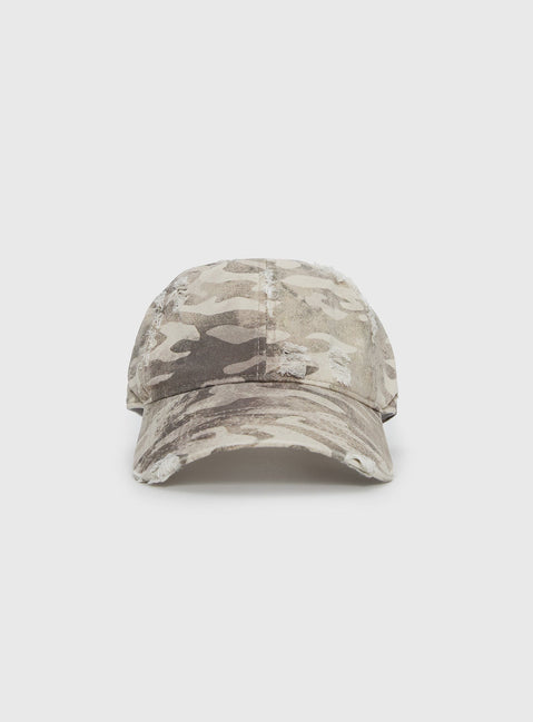 Wynston Distressed Cap Camo