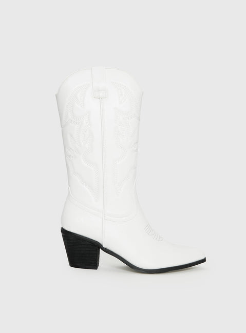 Therapy Clayton Boots White
