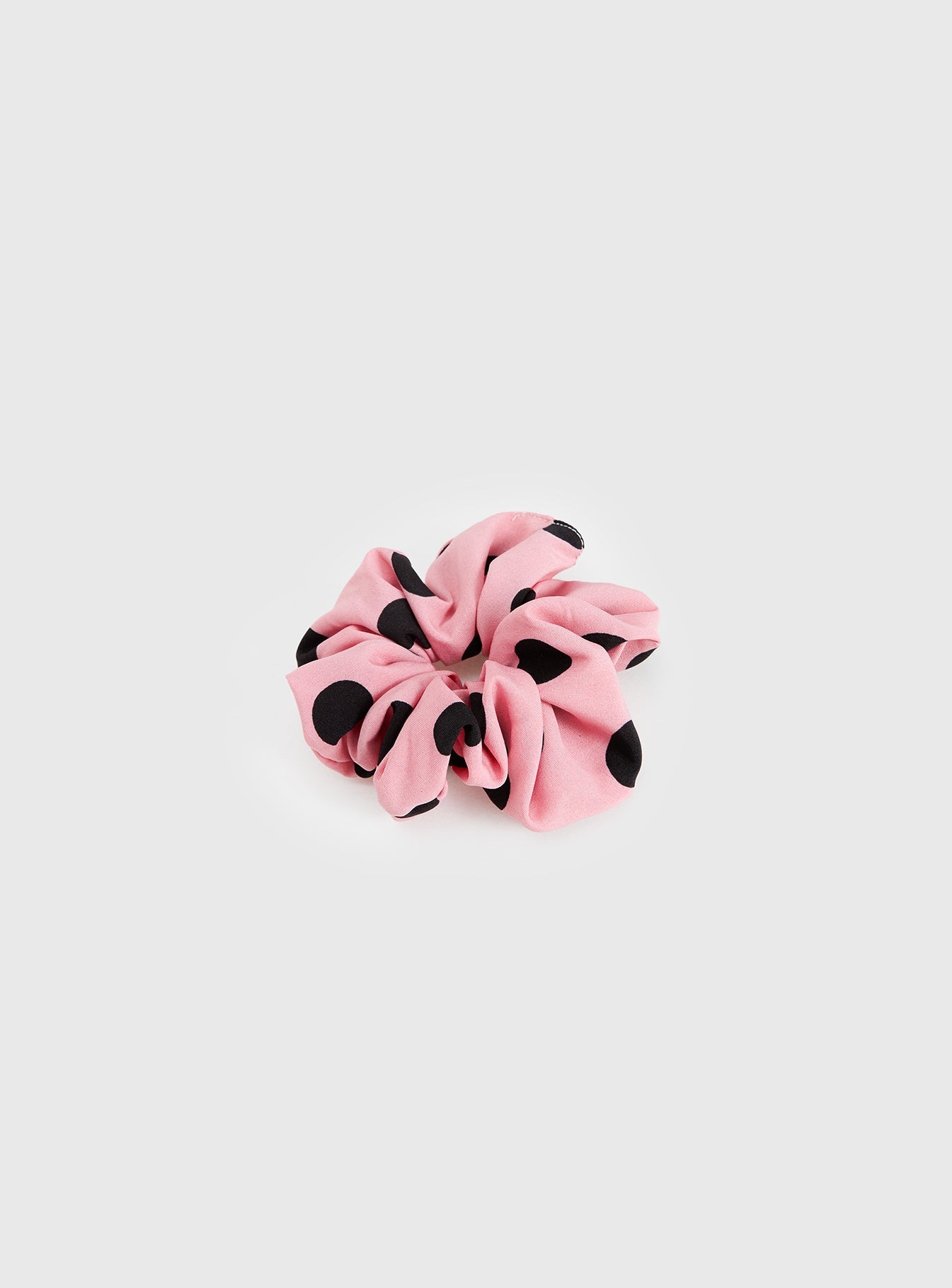 Can We Dance Scrunchie Pink Polka