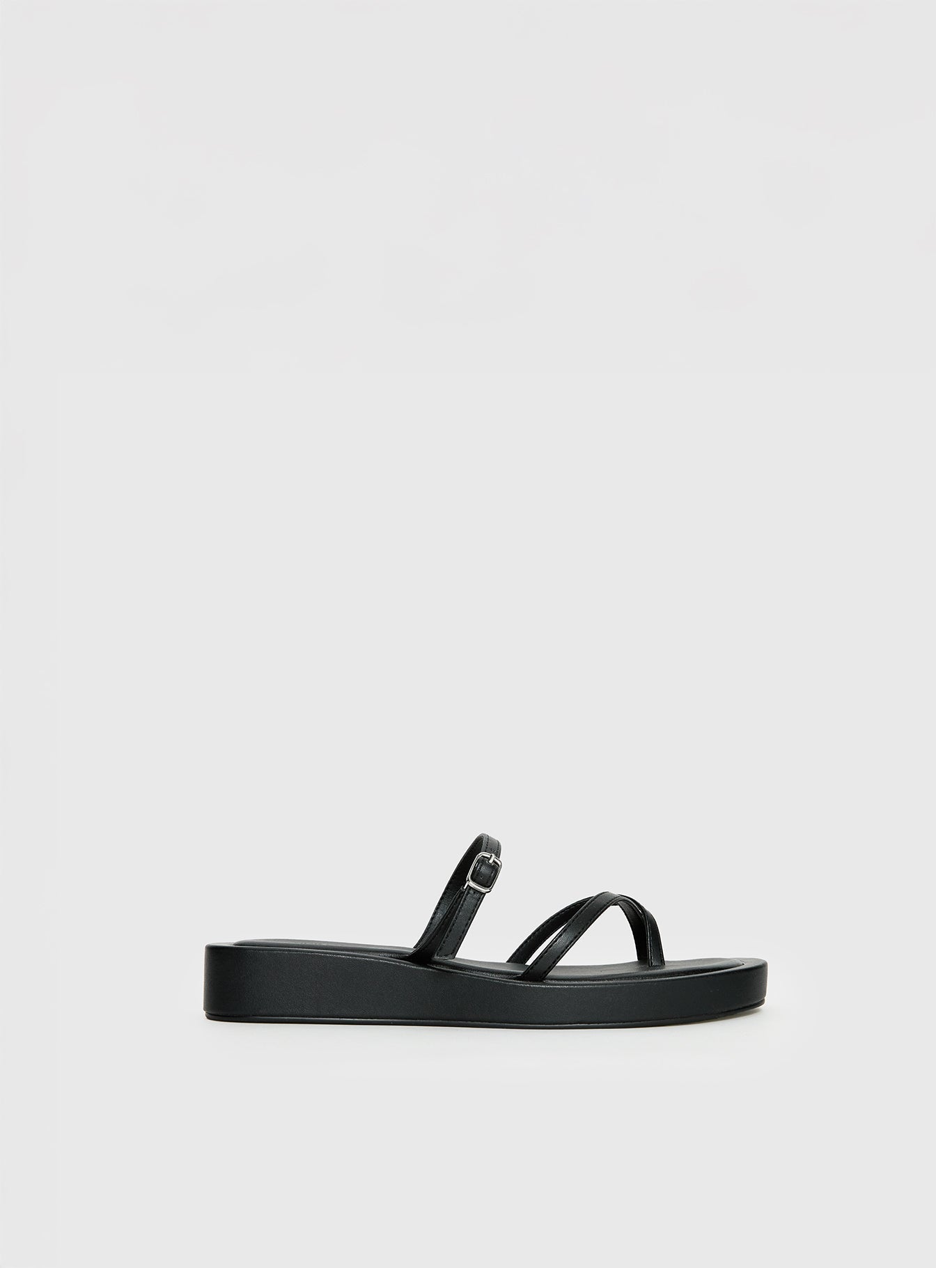 Riki Mini Belt Sandals Black