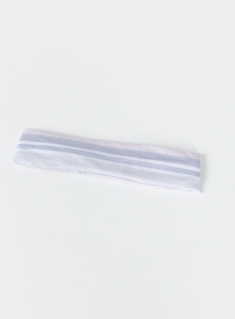 Headband Thick design Striped pattern Elasticated