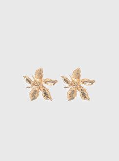 Impeccable Earrings Gold