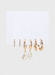 Signs Earrings Gold