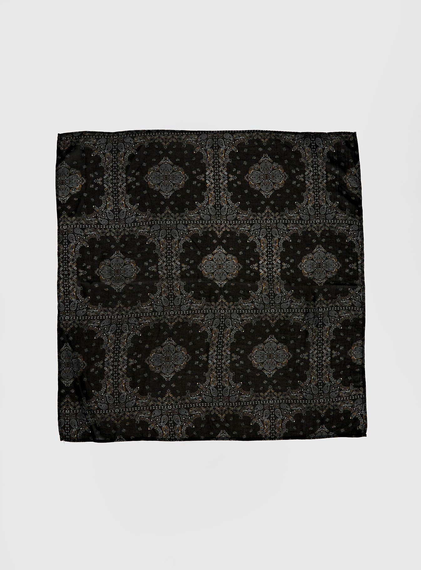 Solara Scarf Black Paisley