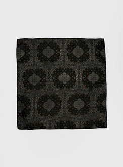 Solara Scarf Black Paisley