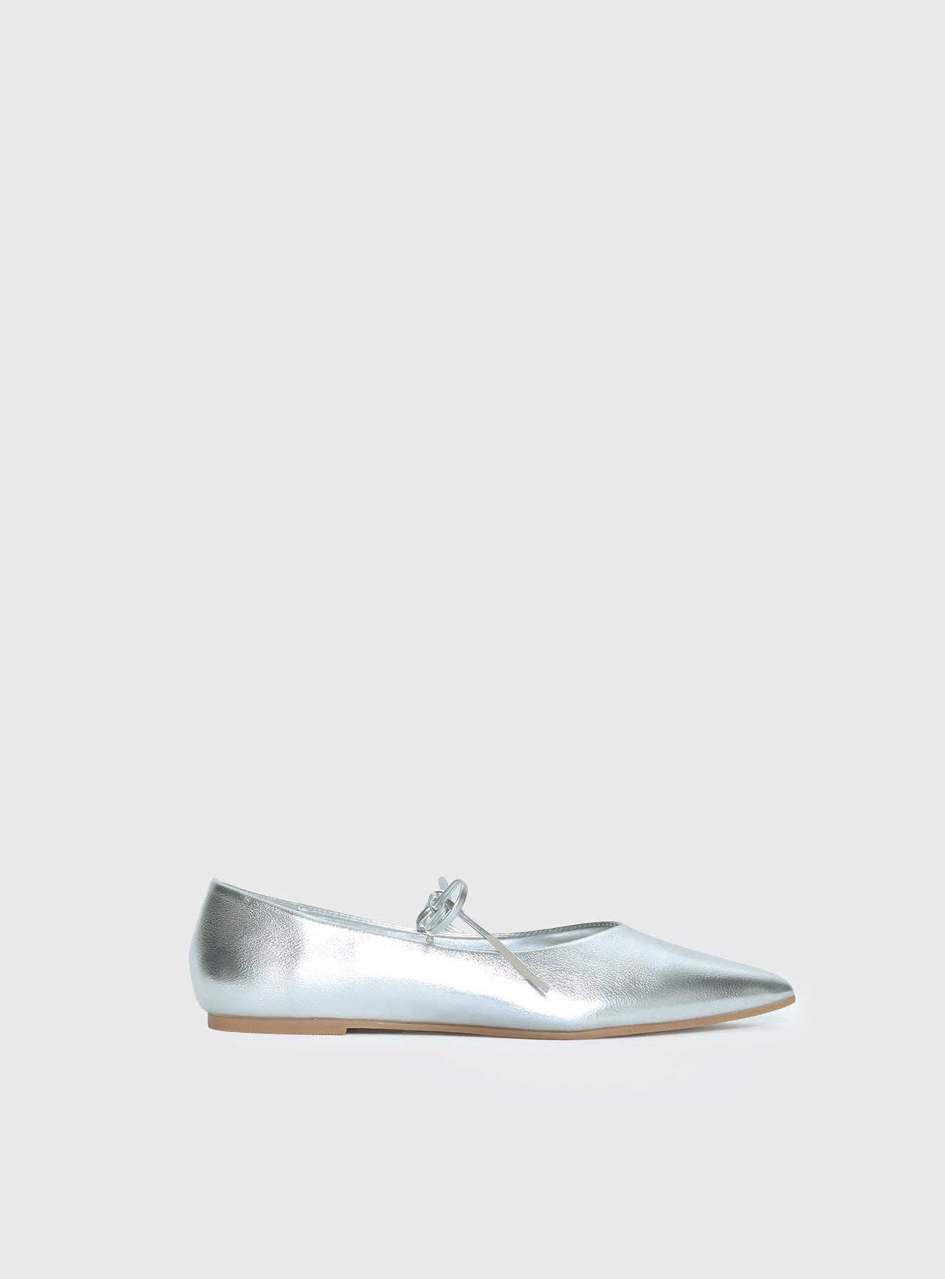 Billini Haruna Ballet Flats Silver Metallic