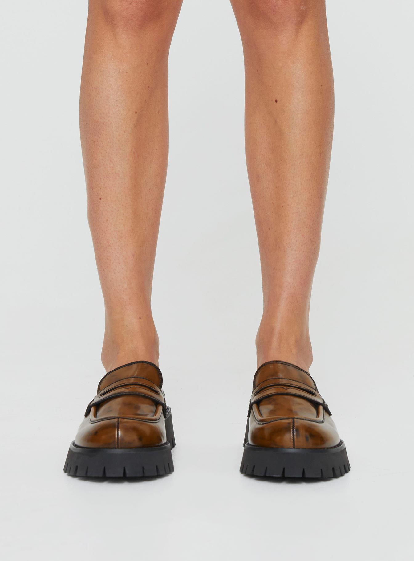 Grayson Mule Loafers Brown