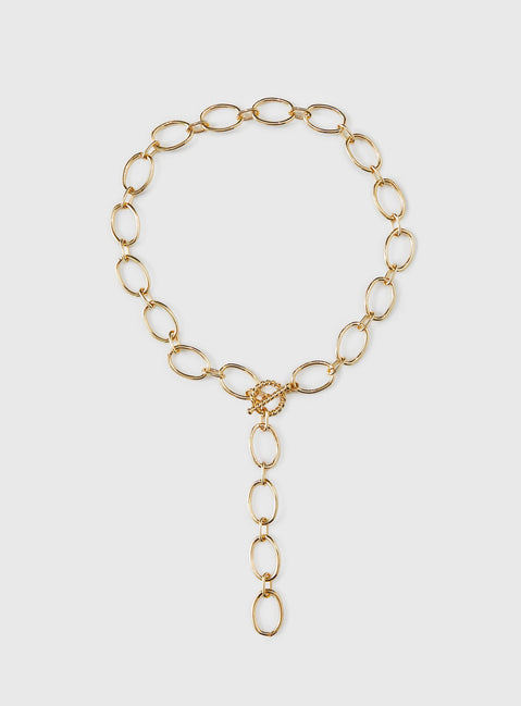 Hollywood Hills Necklace Gold