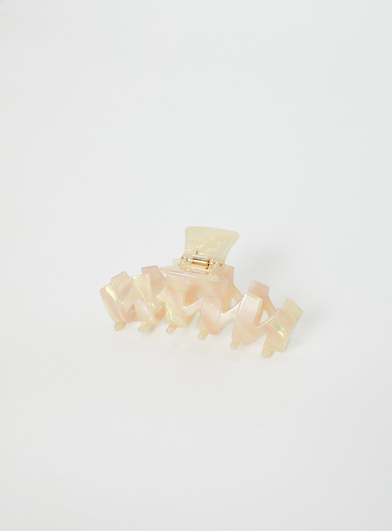 Hair clip  Matte finish, zig-zag style, lightweight