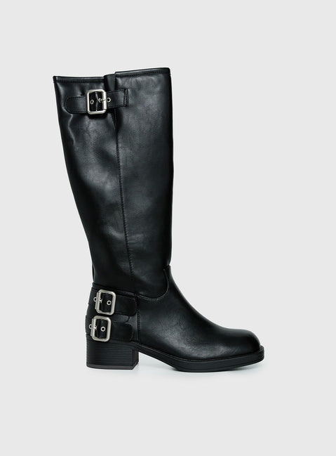 Therapy Form Boots Worn Black