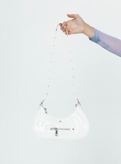 Peta & Jain Moto White Croc