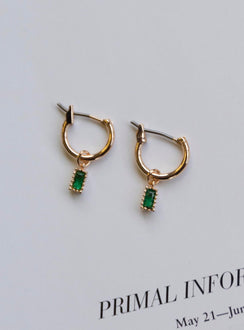 She's Confident Earrings Green
