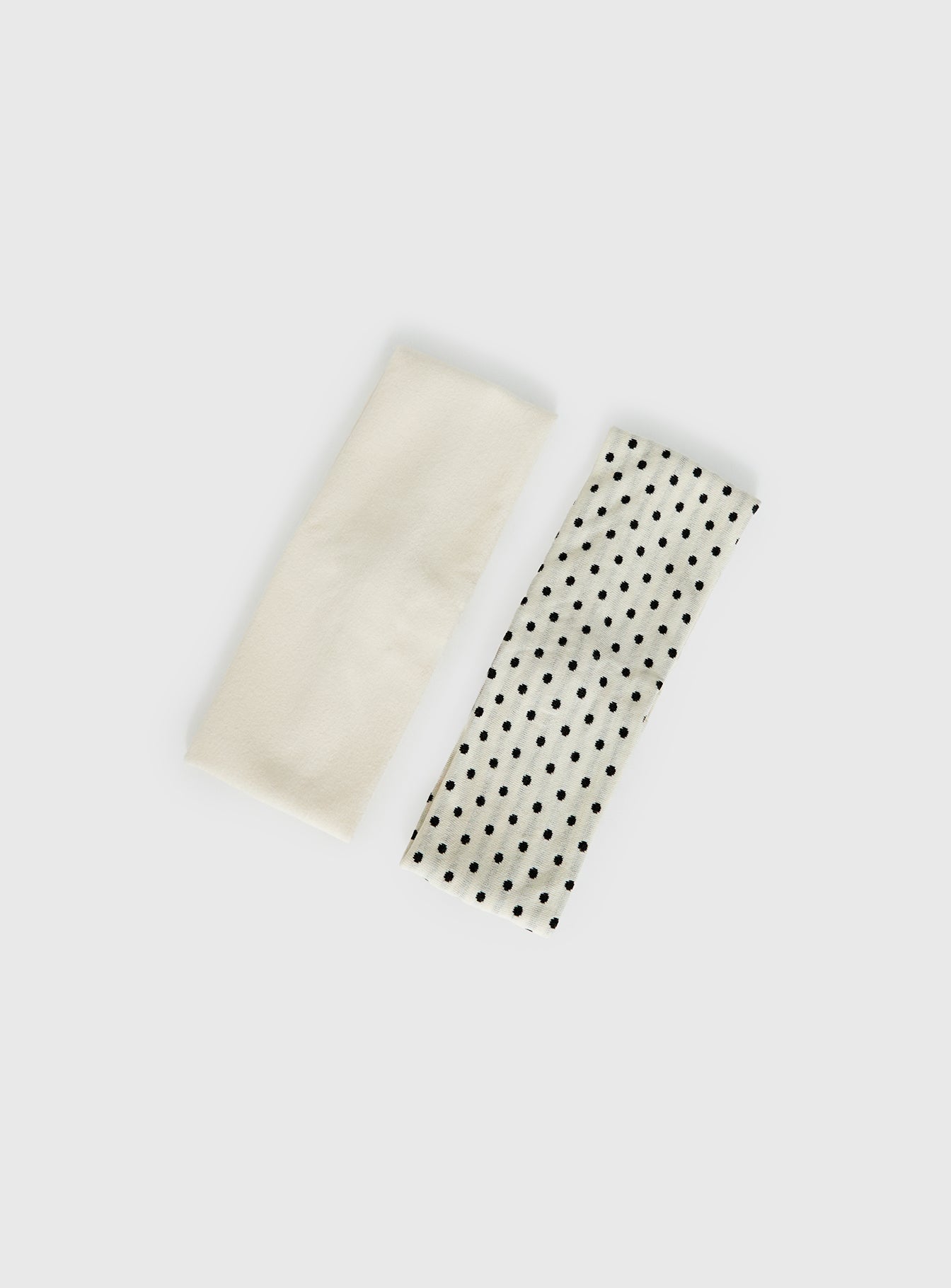The Juney Headband Pack White Polka Dot
