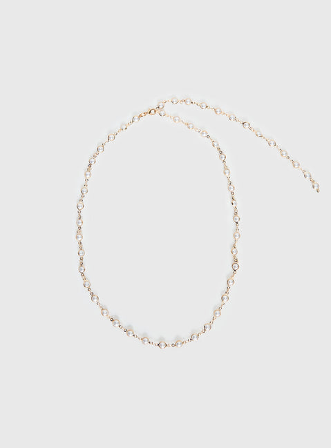 Elenita Long Necklace Gold