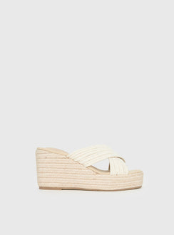 Therapy Ezra Wedge Heels Natural