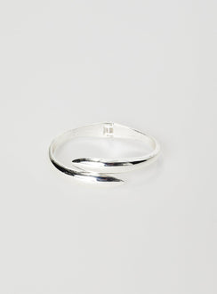Cuff Silver toned, hinge opening