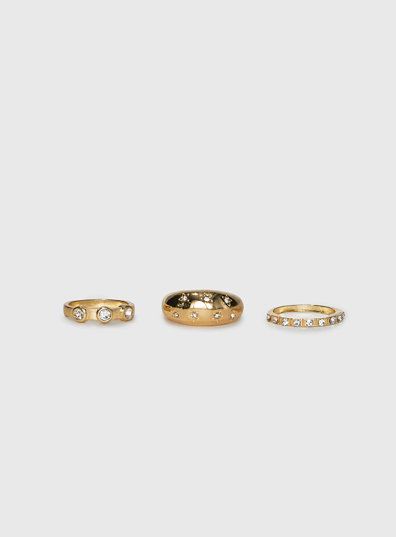 Siella Ring Pack Gold