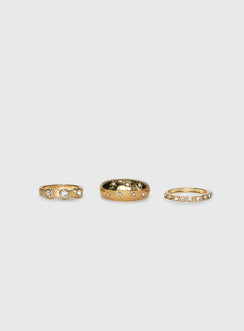 Siella Ring Pack Gold