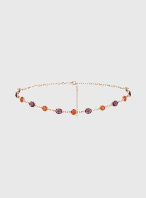 Forestier Gem Belt Gold / Multi