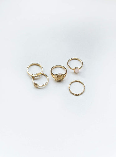 Sonia Ring Pack Gold
