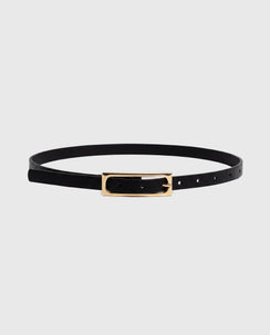Odena Thin Belt Black / Gold