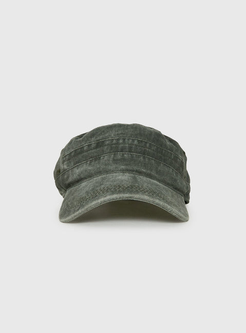 Odera Military Cap Washed Khaki