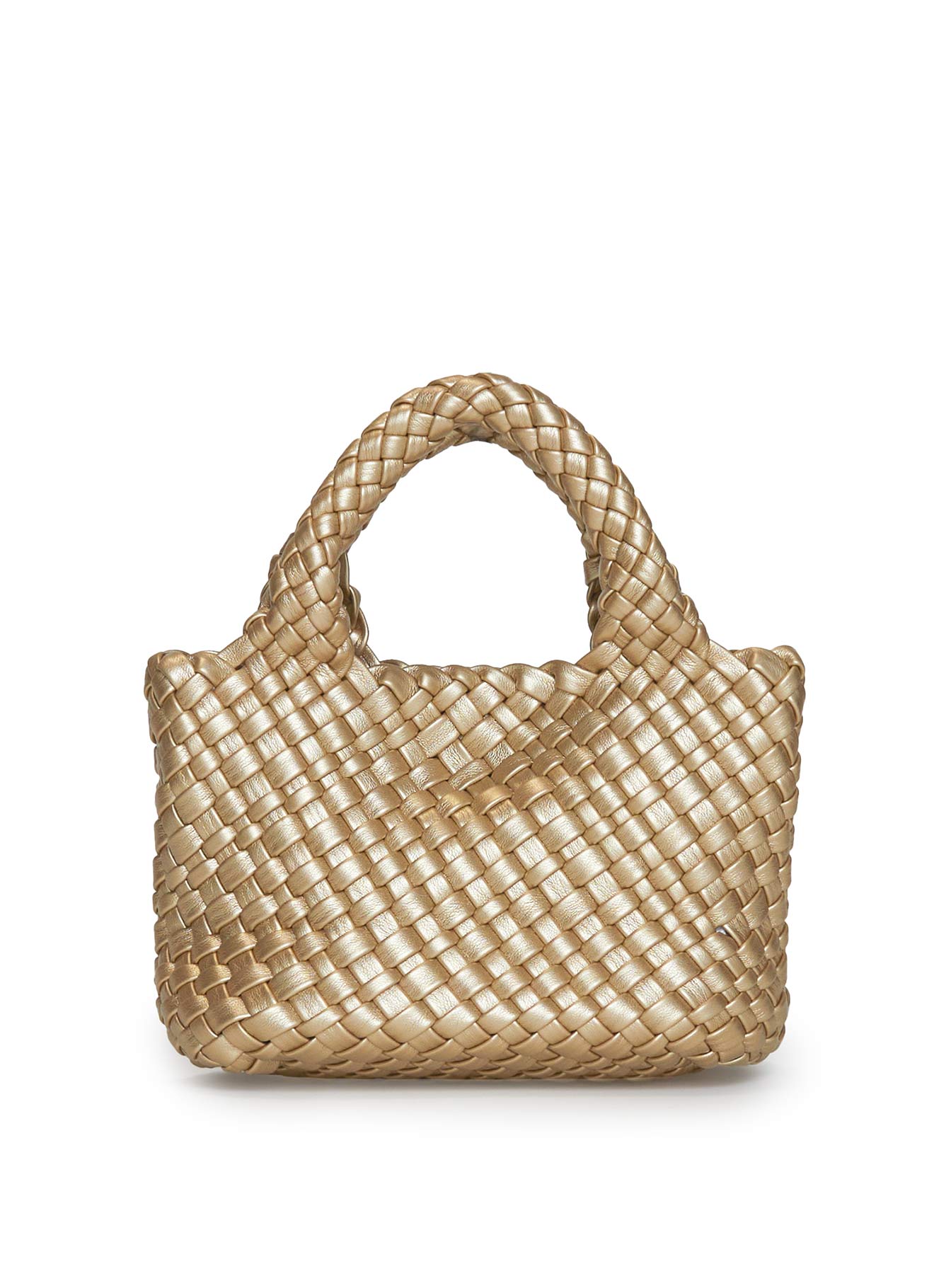 Ready To Party Woven Bag Gold