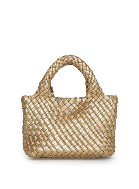 Ready To Party Woven Bag Gold