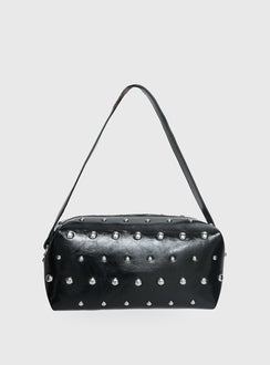Layton Studded Shoulder Back Black