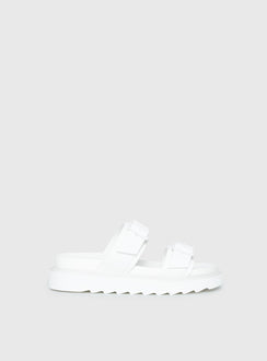 Ma Belle Sandals All White