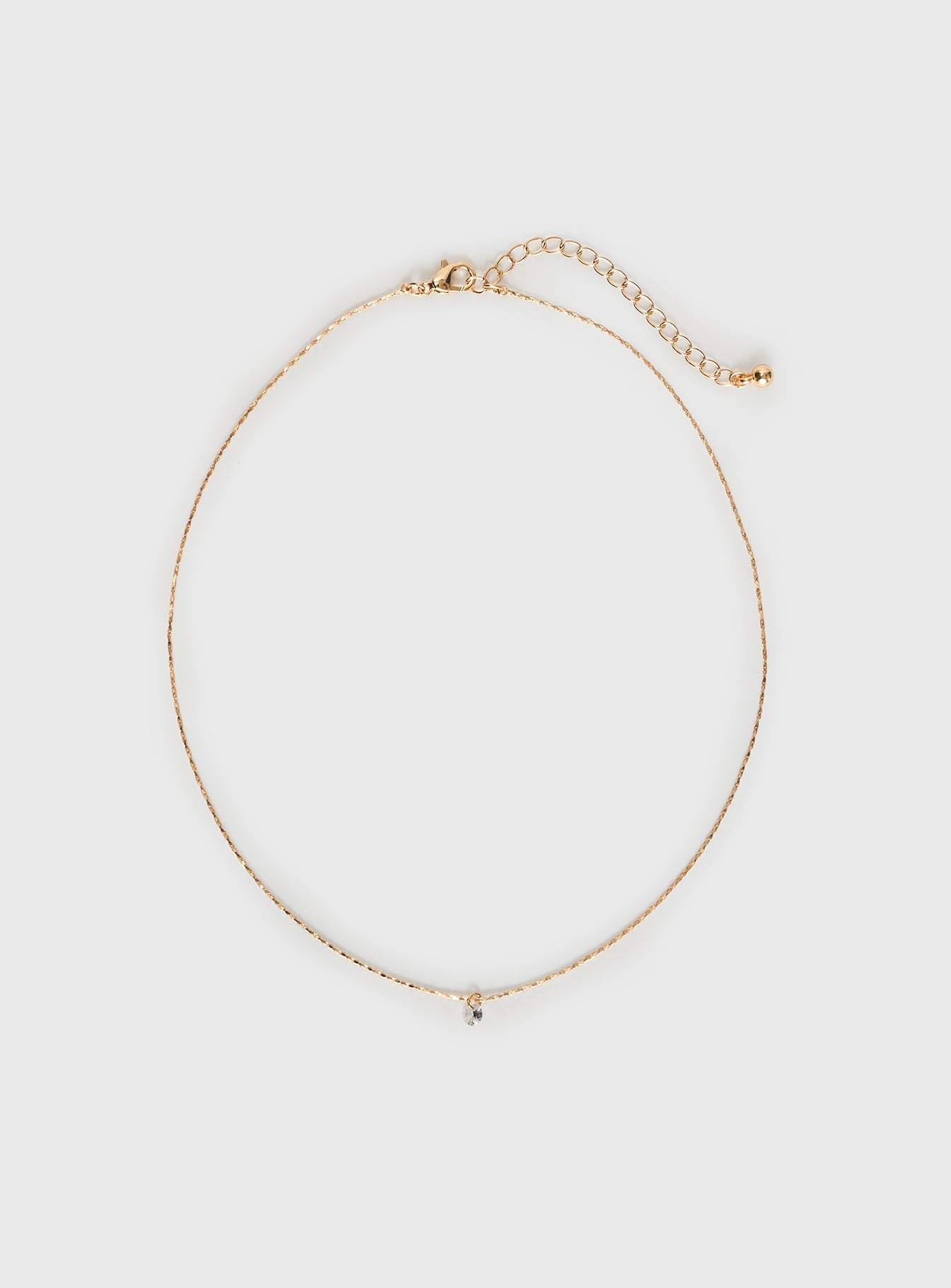 Sawyer Diamond Necklace Gold