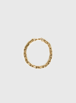 Two Sides Bracelet Gold