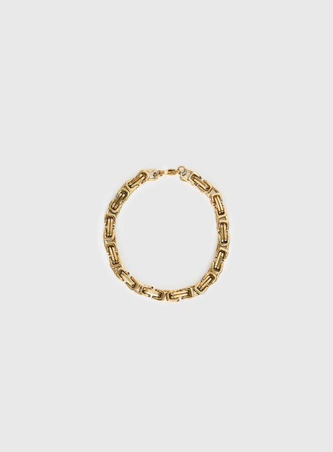 Two Sides Bracelet Gold