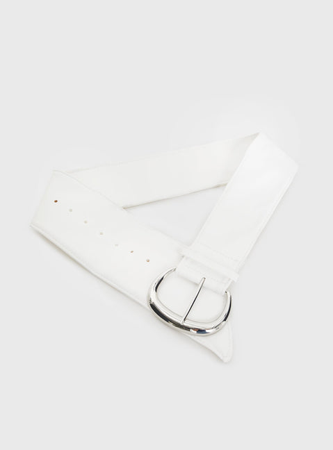 Melantha Belt White