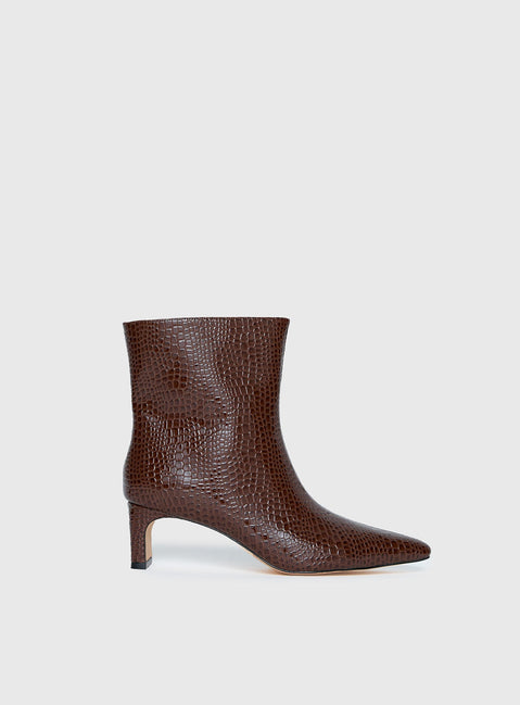 Brayan Boots Chocolate Croc