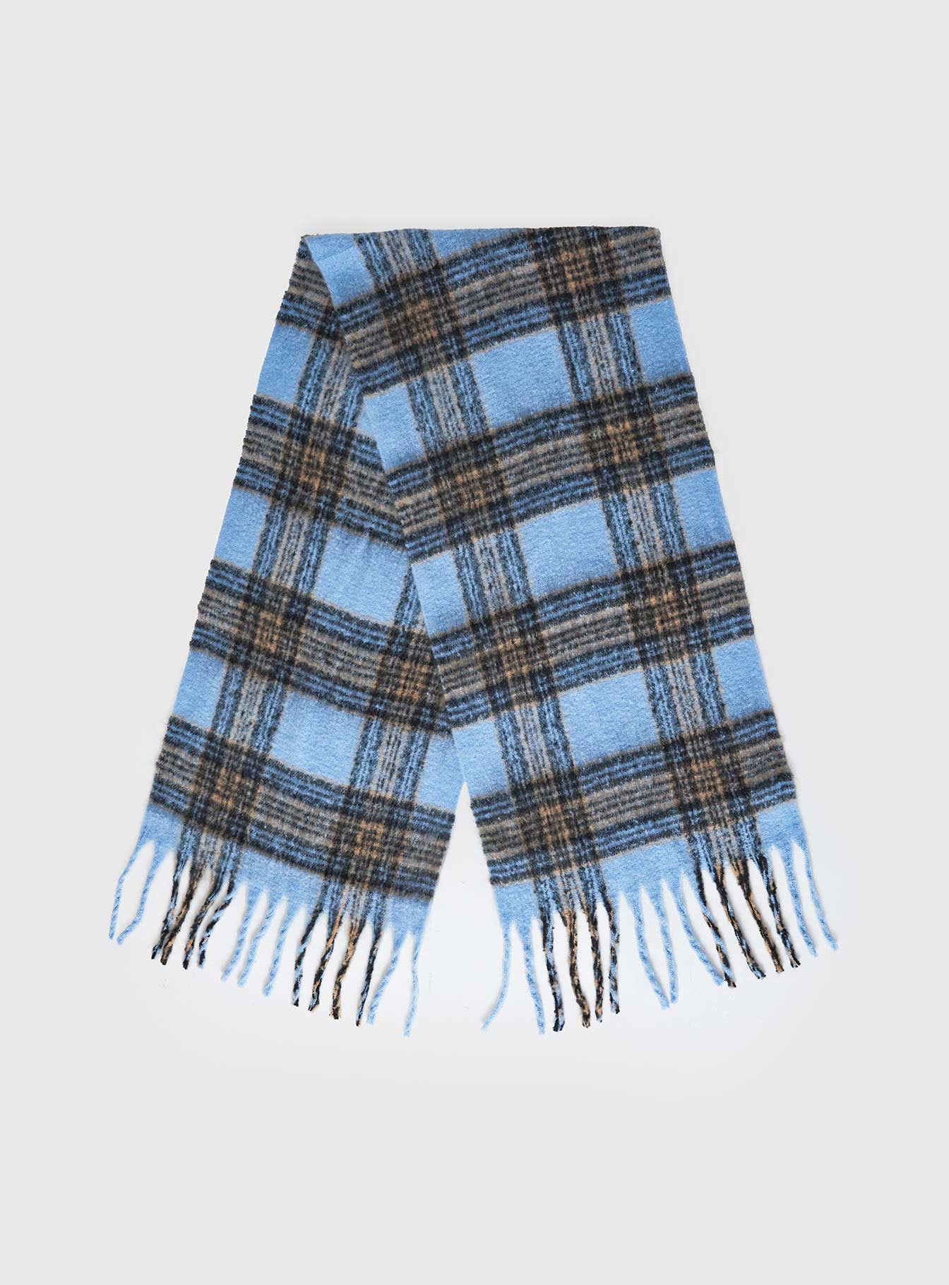 Peyson Scarf Brown / Blue